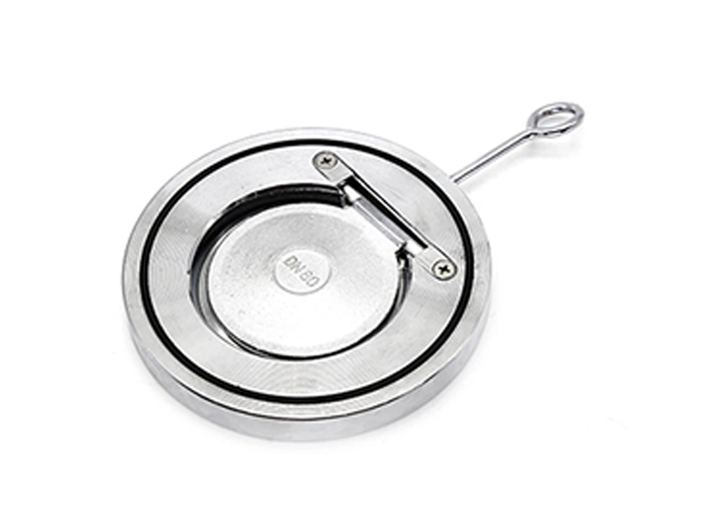 Thin single disc swing check valve